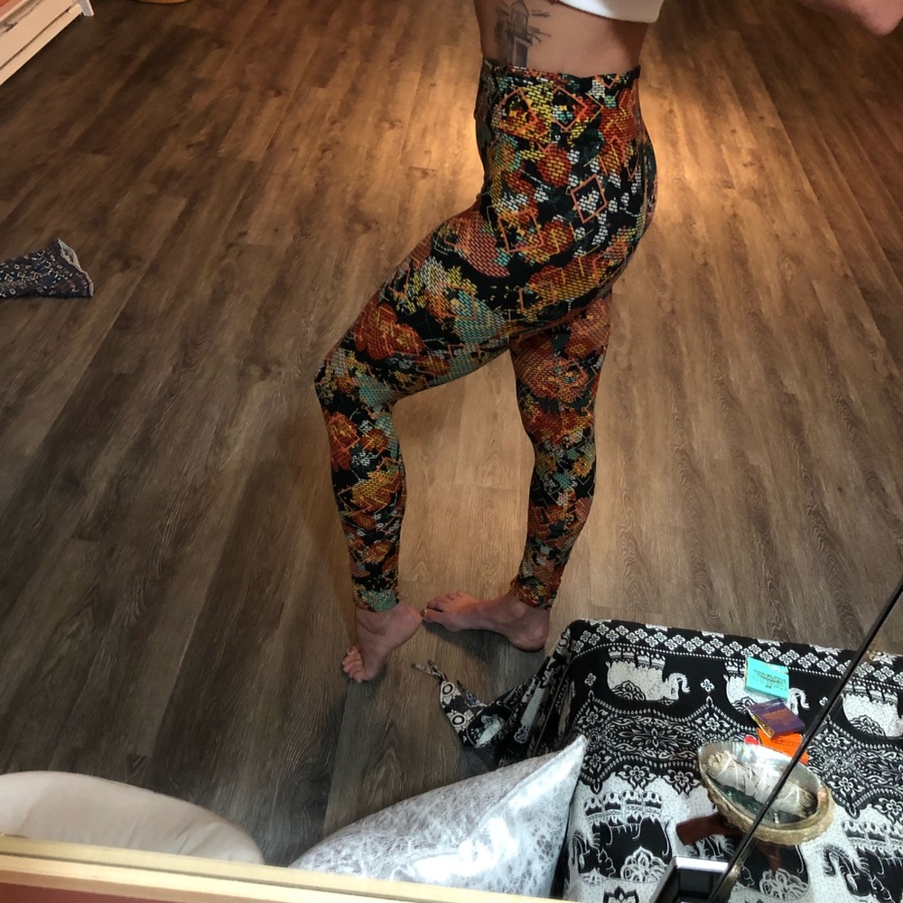 Aztec print leggings one size